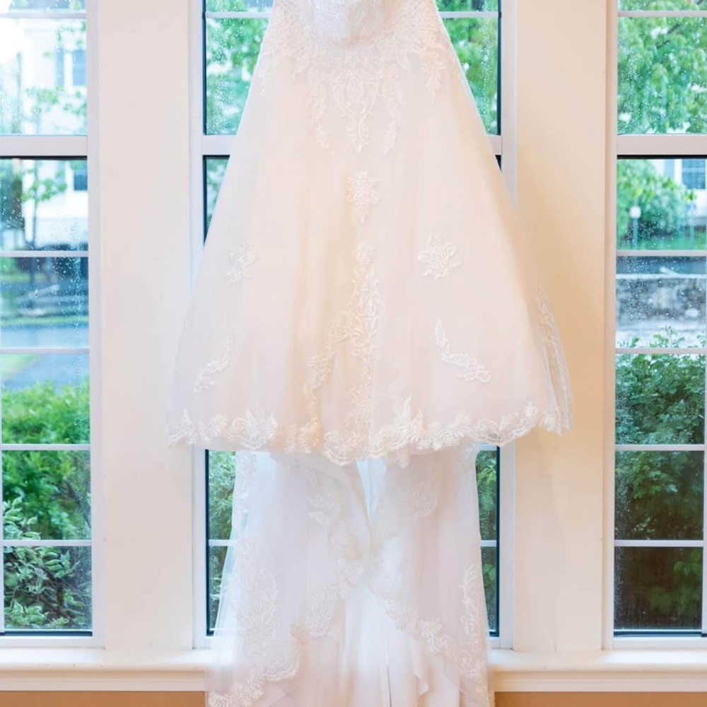 Plus size wedding dress